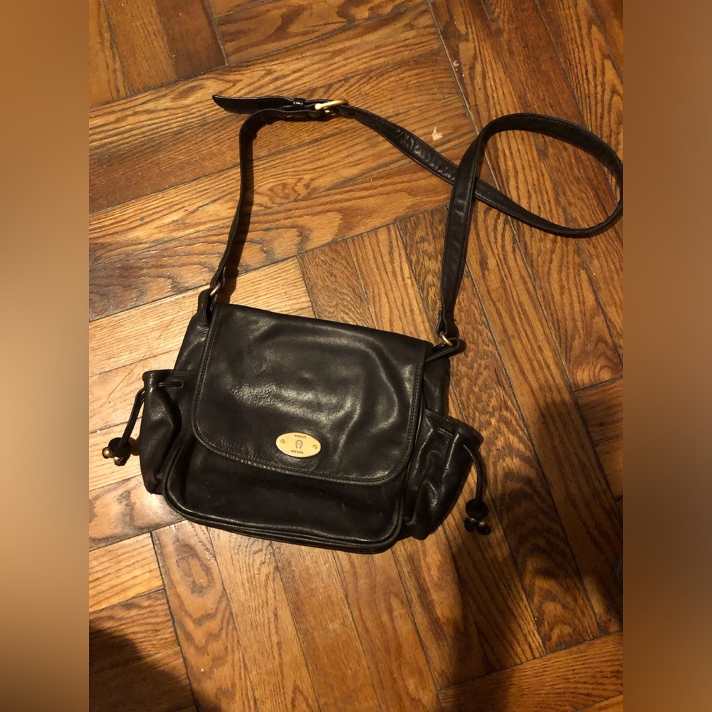 Expect a miracle crossbody leather bag